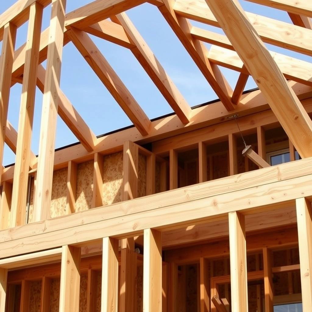 maison à ossature bois à Gujan-Mestras (illustration)