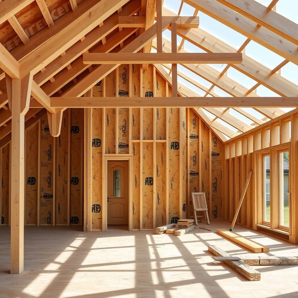 maison à ossature bois à Mios (illustration)